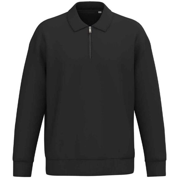 Native Spirit Unisex Adult Quarter Zip Sweatshirt / Black